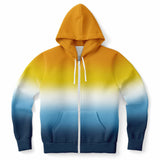 Aroace Pride Ombre Full-Zip Hoodie