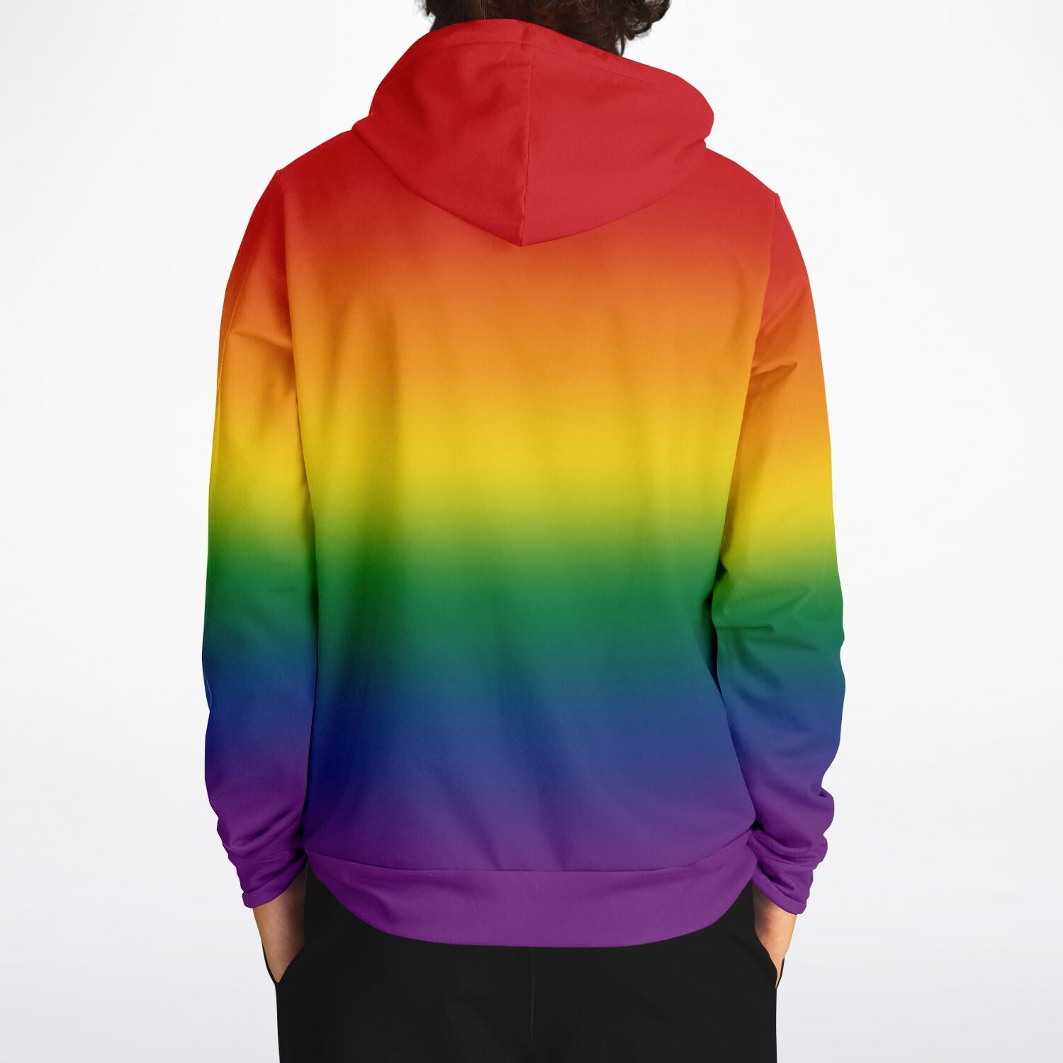 Rainbow Ombre Pride Pullover Hoodie