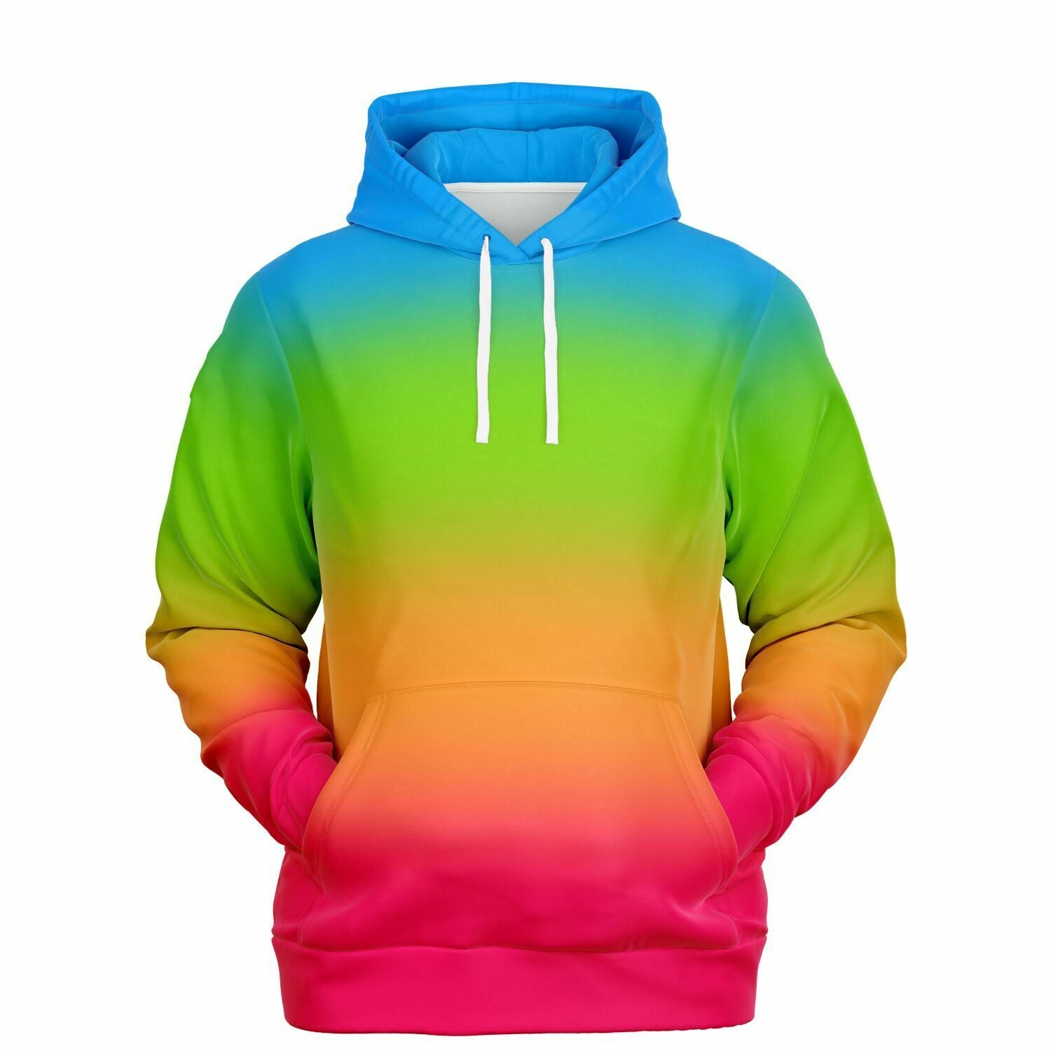 Panromantic Pride Ombre Pullover Hoodie