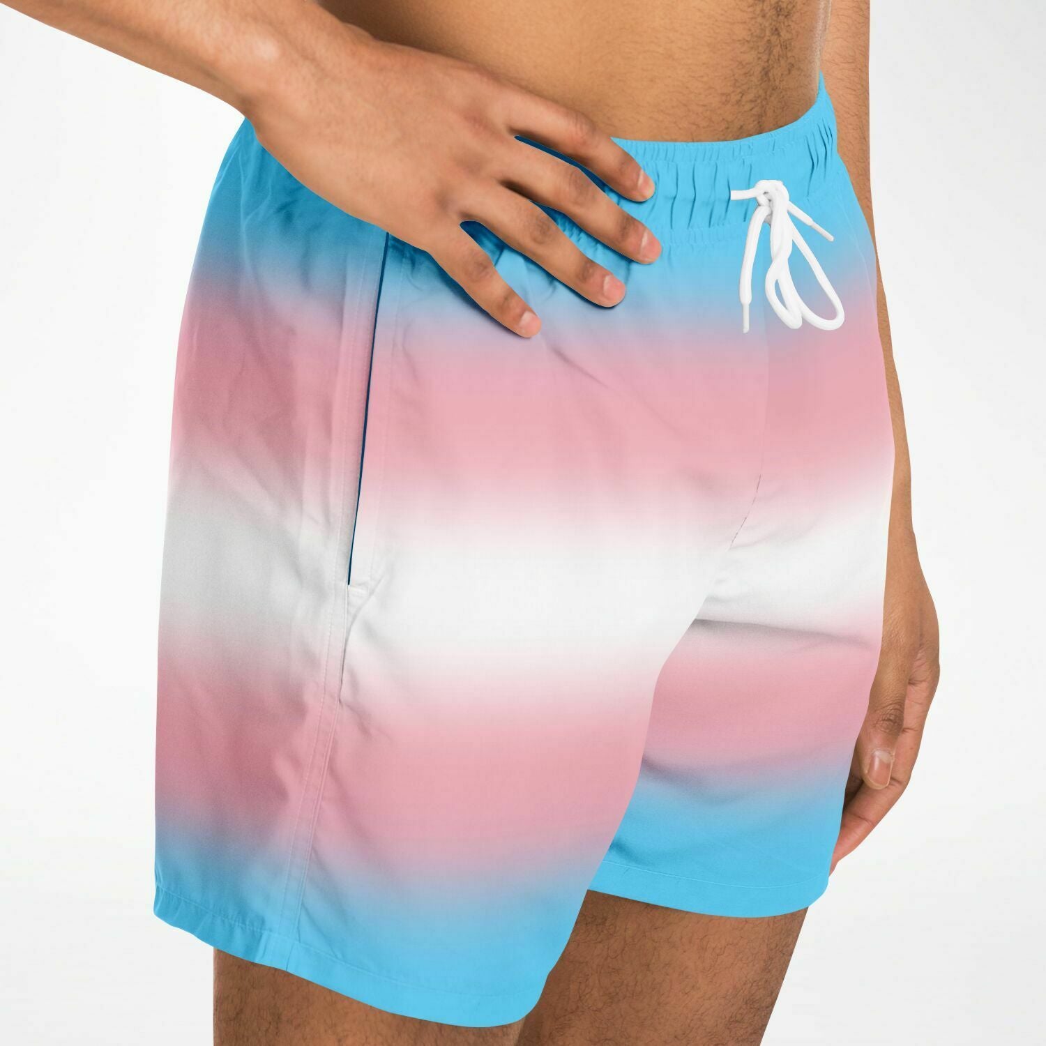 Transgender Pride Ombre Swim Shorts