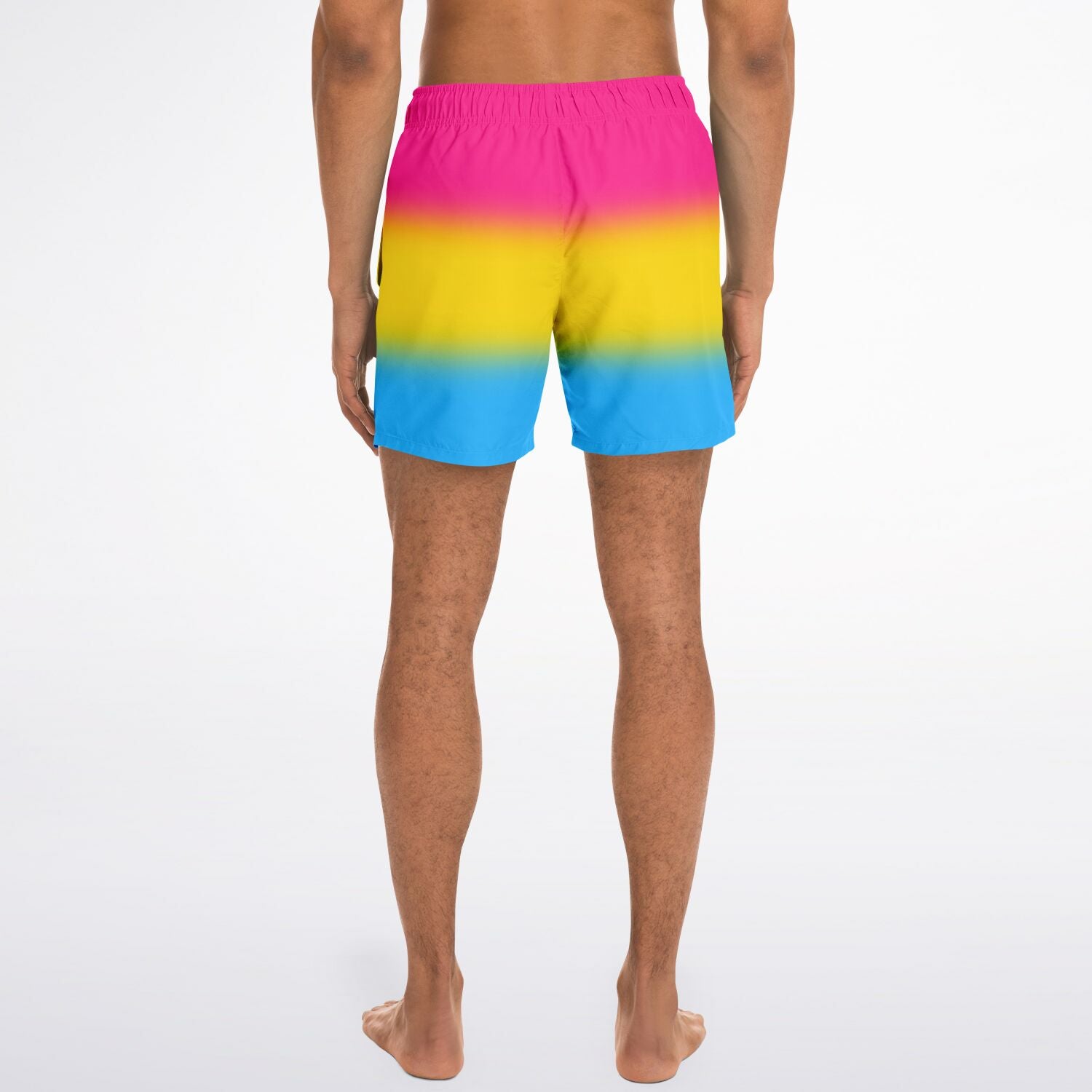 Pansexual Pride Ombre Swim Shorts