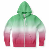 Abrosexual Pride Ombre Full-Zip Hoodie Full-Zip Hoodie PRIDE MODE