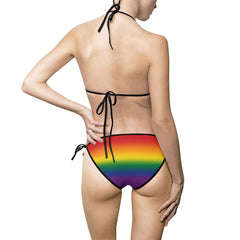 Rainbow Ombre Pride String Bikini Bikini PRIDE MODE