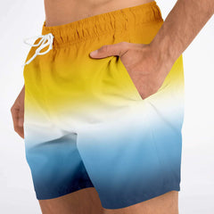 Aroace Pride Ombre Swim Shorts Swim Shorts PRIDE MODE