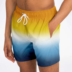 Aroace Pride Ombre Swim Shorts Swim Shorts PRIDE MODE