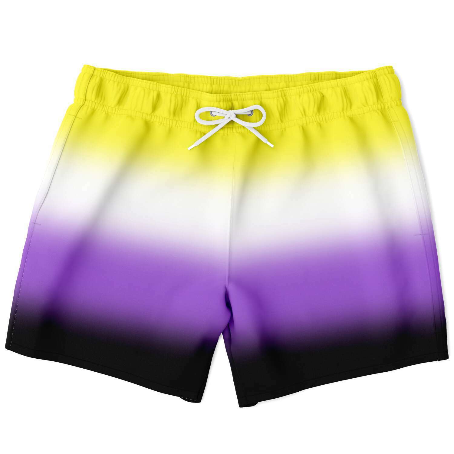 Non-binary Pride Ombre Swim Shorts Swim Shorts PRIDE MODE
