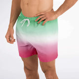 Abrosexual Pride Ombre Swim Shorts Swim Shorts PRIDE MODE