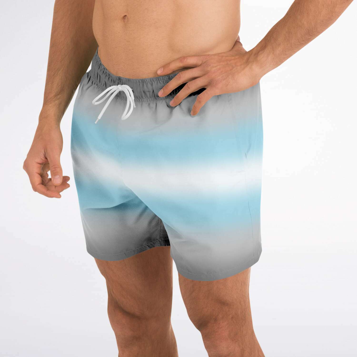 Demiboy Pride Ombre Swim Shorts Swim Shorts PRIDE MODE