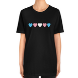 Transgender Hearts Tee Tees PRIDE MODE