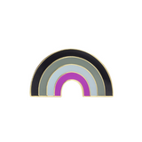 Asexual Pride Rainbow Enamel Pin Pin PRIDE MODE