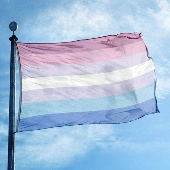 Bigender Pride Flag Flag PRIDE MODE