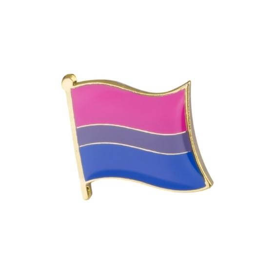 Bisexual Pride Flag Enamel Pin Pin PRIDE MODE