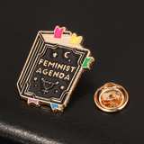 Feminist Agenda Enamel Pin Pin PRIDE MODE