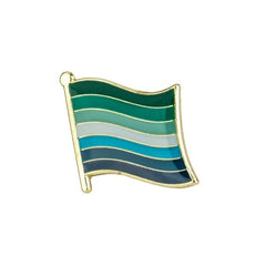 Gay MLM Vincian Pride Flag Enamel Pin Pin PRIDE MODE