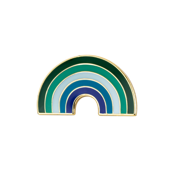 Gay MLM Vincian Pride Rainbow Enamel Pin Pin PRIDE MODE