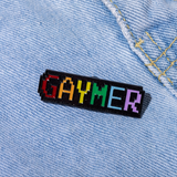 Gaymer Rainbow Gay Gamer Enamel Pin Pin PRIDE MODE