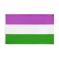 Genderqueer Pride Flag Flag PRIDE MODE