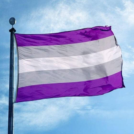 Graysexual Gray-Ace Pride Flag Flag PRIDE MODE