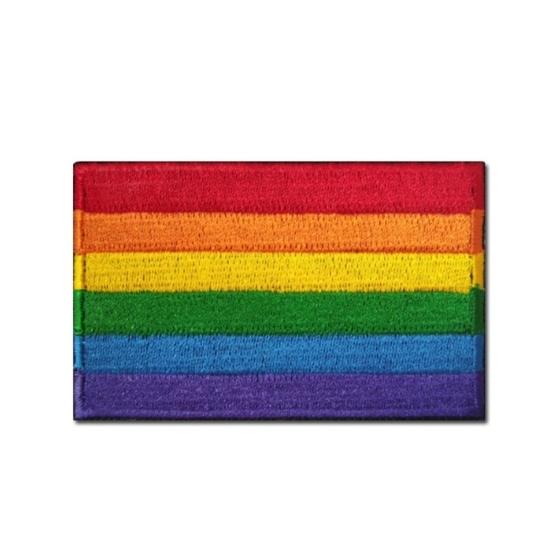 LGBTQIA+ Rainbow Pride Velcro Embroidered Patch Embroidered Patch PRIDE MODE