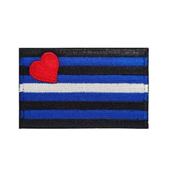 Leather Pride Velcro Embroidered Patch Embroidered Patch PRIDE MODE