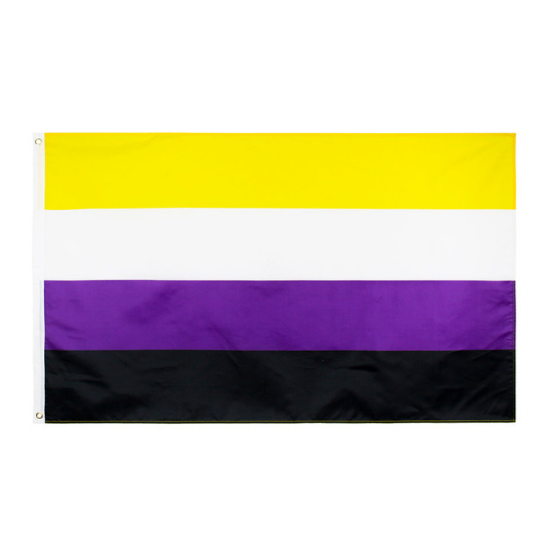 Nonbinary Pride Flag Flag PRIDE MODE