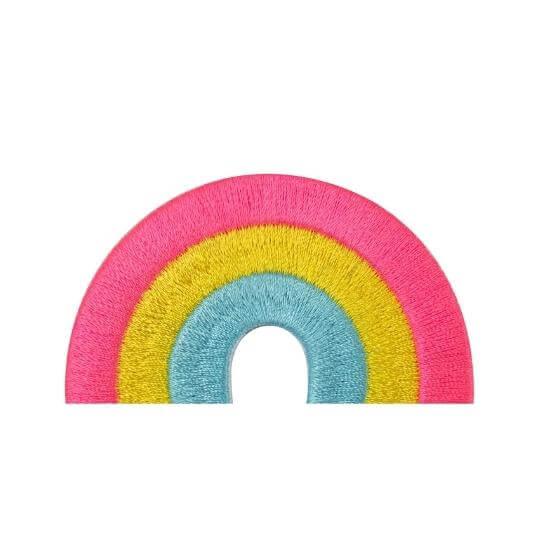 Pansexual Pride Rainbow Iron-on Embroidered Patch Embroidered Patch PRIDE MODE