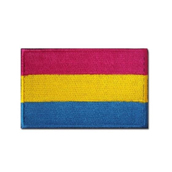 Pansexual Pride Velcro Embroidered Patch Embroidered Patch PRIDE MODE