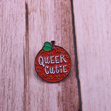 Queer Cutie Mandarin Orange Enamel Pin Pin PRIDE MODE