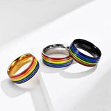 Rainbow Pride Ring Ring PRIDE MODE