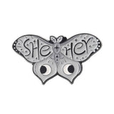 Pronoun Butterfly Enamel Pin Pin PRIDE MODE