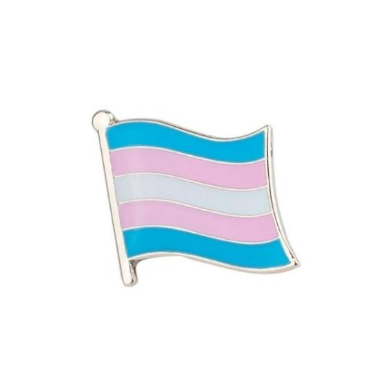 Transgender Pride Flag Enamel Pin Pin PRIDE MODE