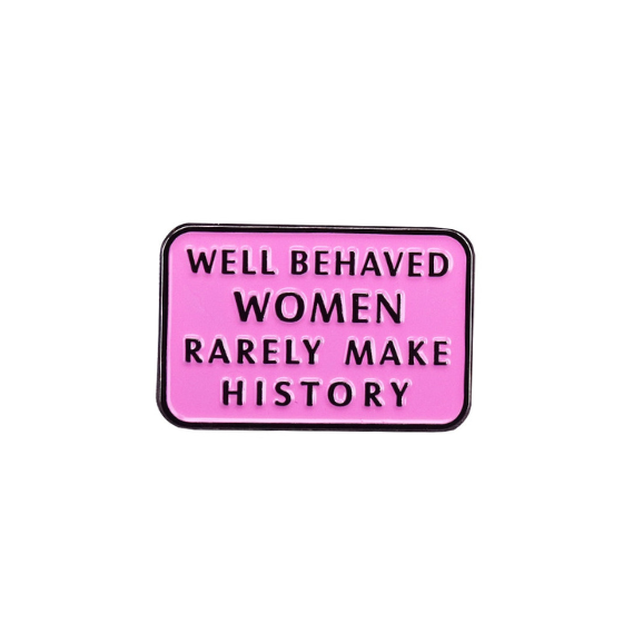 Make History Feminist Enamel Pin Pin PRIDE MODE