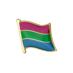 Polysexual Pride Flag Enamel Pin Pin PRIDE MODE