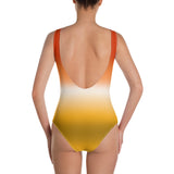 Butch Lesbian Pride Ombre Open-back Swimsuit One-piece Swimsuit PRIDE MODE