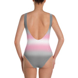 Demigirl Pride Ombre Open-back Swimsuit One-piece Swimsuit PRIDE MODE