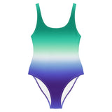 Gay MLM Vincian Pride Ombre Open-back Swimsuit One-piece Swimsuit PRIDE MODE