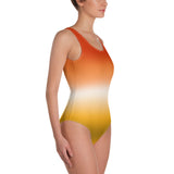 Butch Lesbian Pride Ombre Open-back Swimsuit One-piece Swimsuit PRIDE MODE