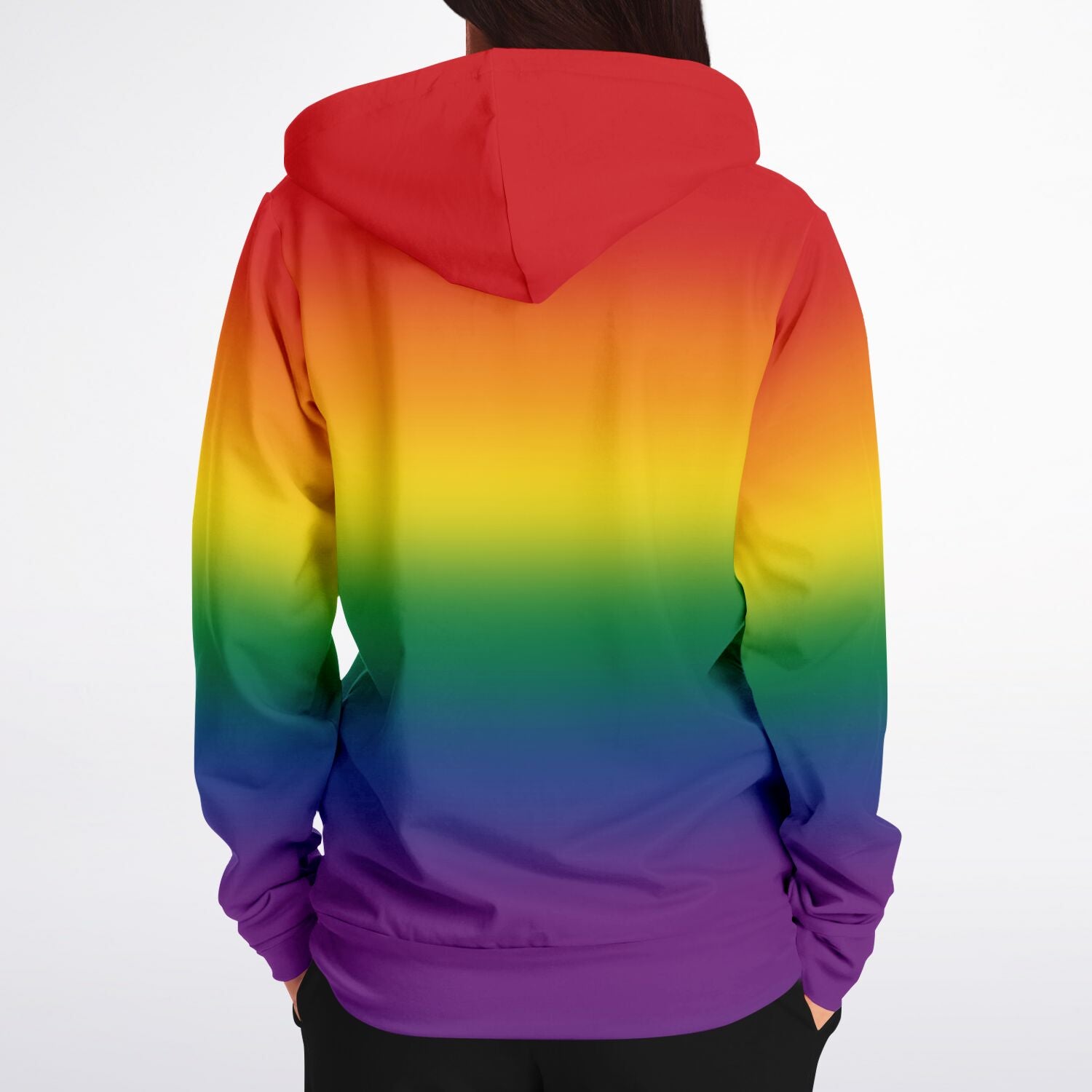 Rainbow Ombre Pride Full-Zip Hoodie Full-Zip Hoodie PRIDE MODE
