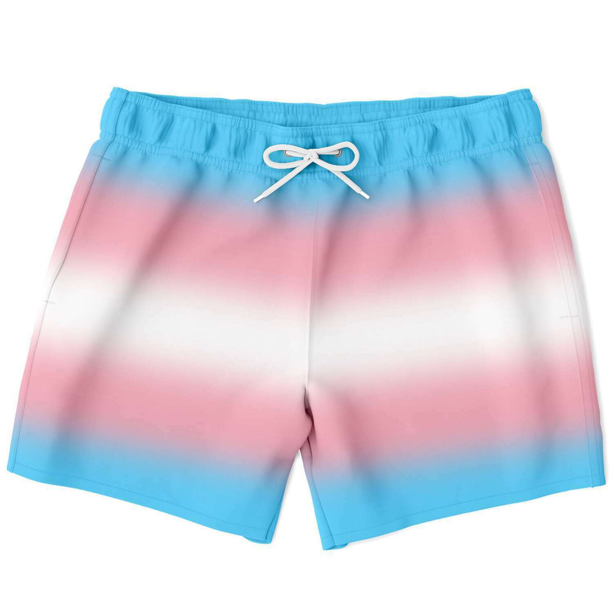 Transgender Pride Ombre Swim Shorts Swim Shorts PRIDE MODE