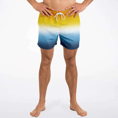 Aroace Pride Ombre Swim Shorts Swim Shorts PRIDE MODE