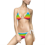 Panromantic Pride Ombre String Bikini All Over Prints PRIDE MODE