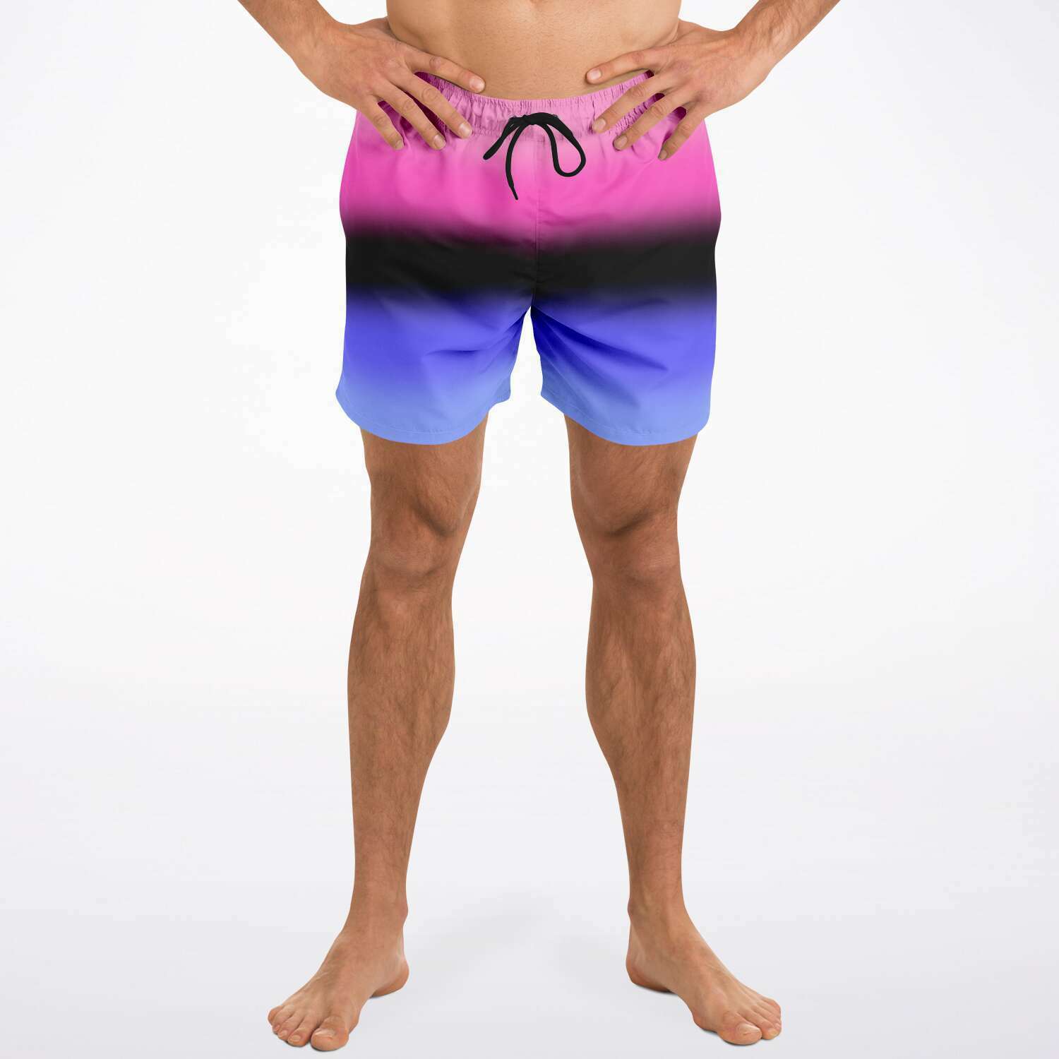 Omnisexual Pride Ombre Swim Shorts Swim Shorts PRIDE MODE