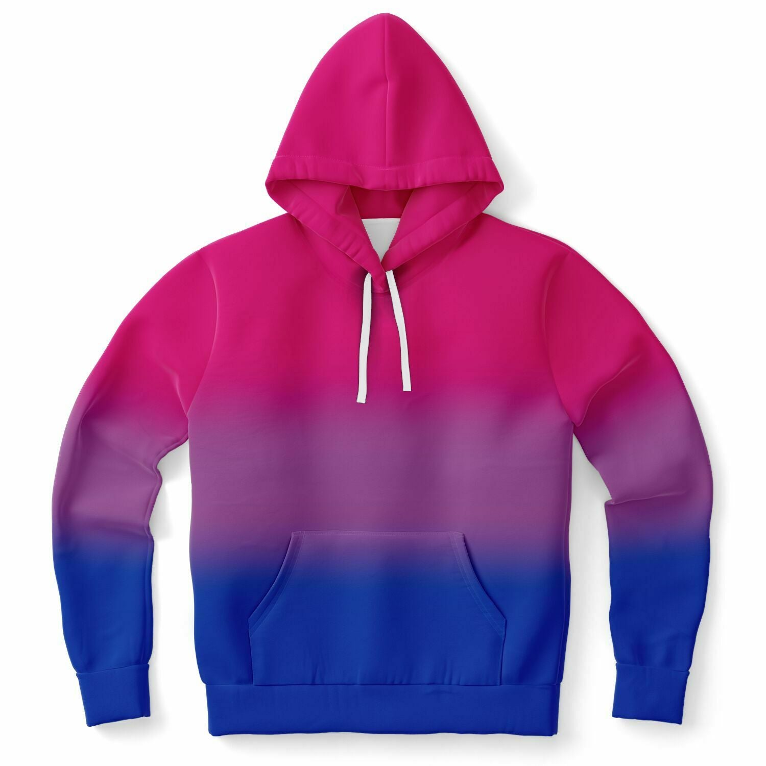 Bisexual Pride Ombre Pullover Hoodie Pullover Hoodie PRIDE MODE