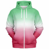 Abrosexual Pride Ombre Full-Zip Hoodie Full-Zip Hoodie PRIDE MODE