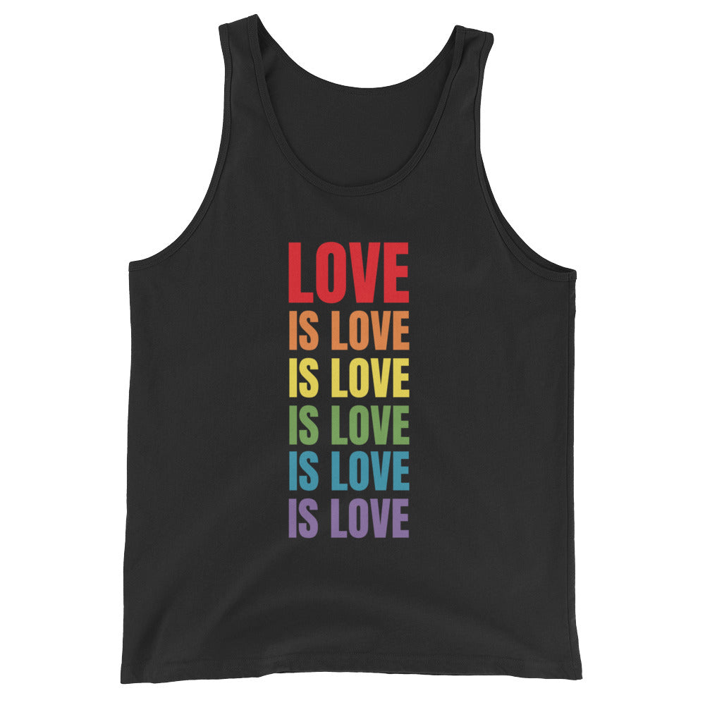 Rainbow Love is Love Tank Tanks PRIDE MODE
