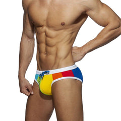 Rainbow Color Block Swim Briefs Swim Briefs PRIDE MODE