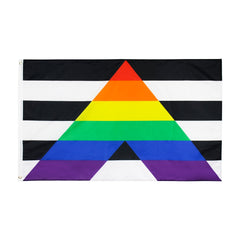 Straight LGBTQIA+ Ally Pride Flag Flag PRIDE MODE