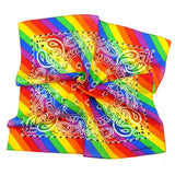 Rainbow Paisley Stripe Bandana Bandana PRIDE MODE